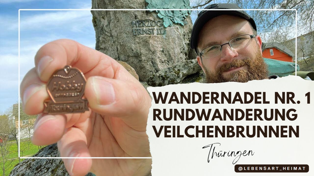 Meine erste Wandernadel in Thüringen - Wanderung Rundwanderweg Veilchenbrunnen Oberhof - Touringen