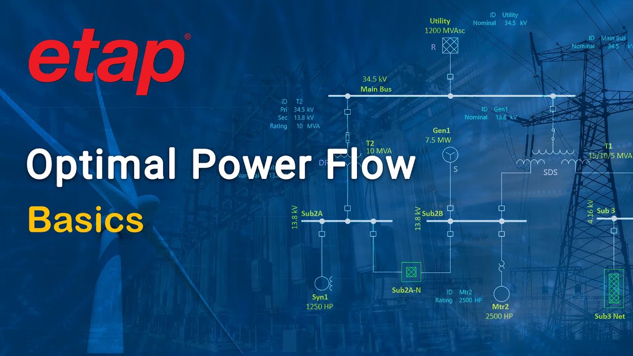 Оптимальный поток мощности (OPF) ETAP — основы