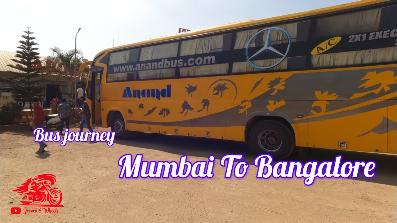 Bus Journey Mumbai To Bangalore // Anand Travels // AC. Executive Sleeper Class