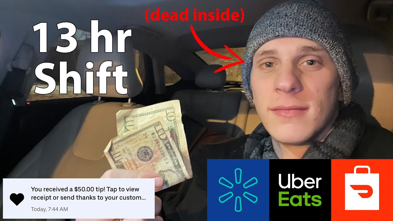 Setting My New Record for One Day! ($400 Challenge) Multiapping w/ DoorDash, Uber Eats, and Spark