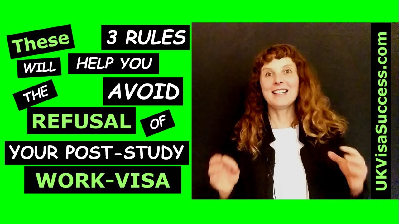 These 3 Rules Will Help You Avoid the Refusal of Your Post Study Work Visa (2021)