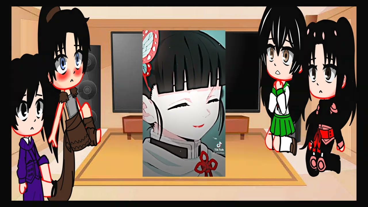 los amigos de inuyasha reaccionan a inuyasha es kanao/2?/koga x inuyasha/tanjiro x kanao