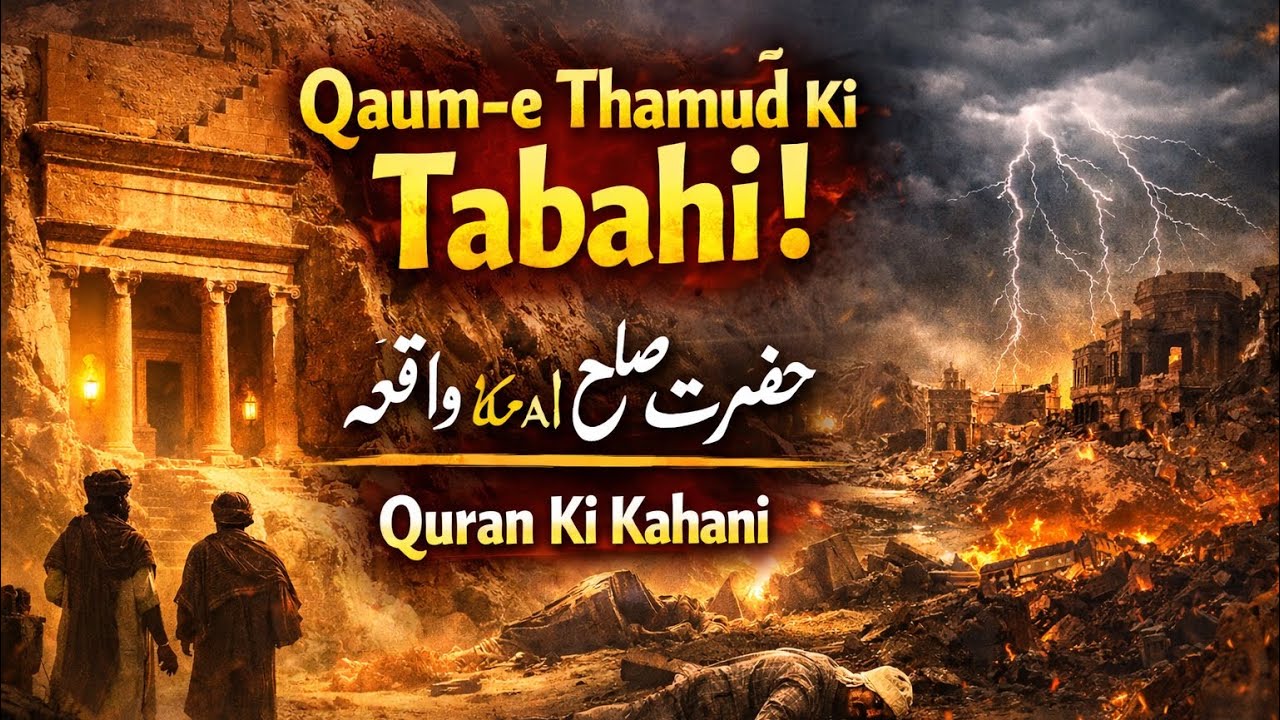 Qaum-e Thamud Ki Tabahi | Hazrat Saleh (A.S) Ka Waqia | Quran Ki Haqeeqi Kahani