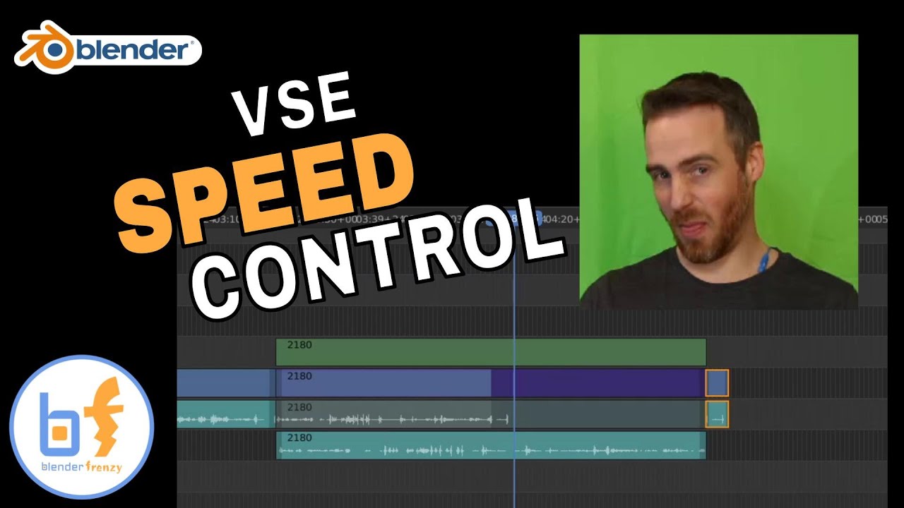 Speed Control - Speed UP or Slow DOWN your VIDEO & AUDIO in Blender's VSE