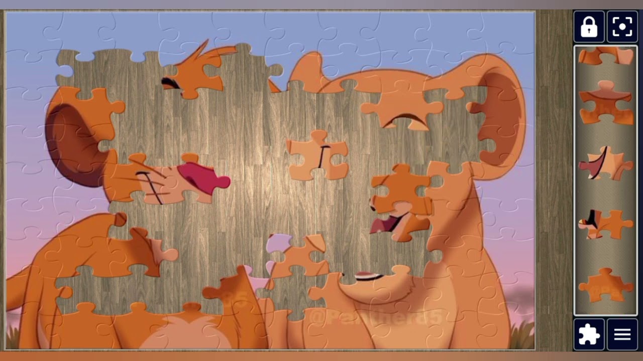 Smiling Safari Cub🐯😄🐾🧩 joyful jigsaw puzzle 🧩 cheerful jigsaw puzzle 🧩//@jigsawart4512 