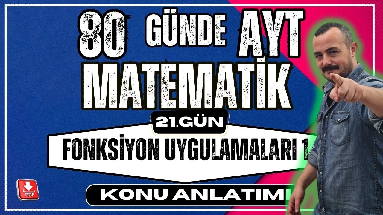 🟥Fonksiyon Uygulamaları 1| Mutlak Değer Grafiği ✅80 Günde AYT Matematik |AYT Matematik Anlatımı💯