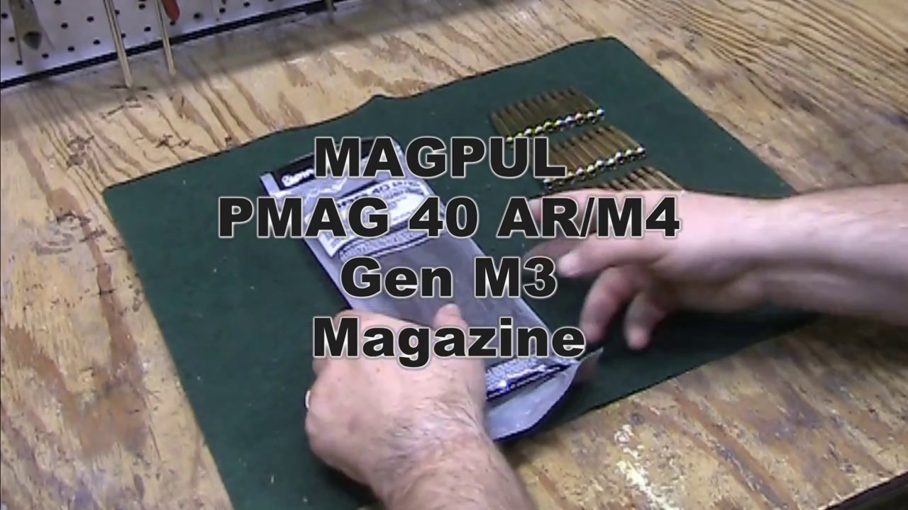 Magpul 40 round  PMAG Gen 3 (Benchtop Review)