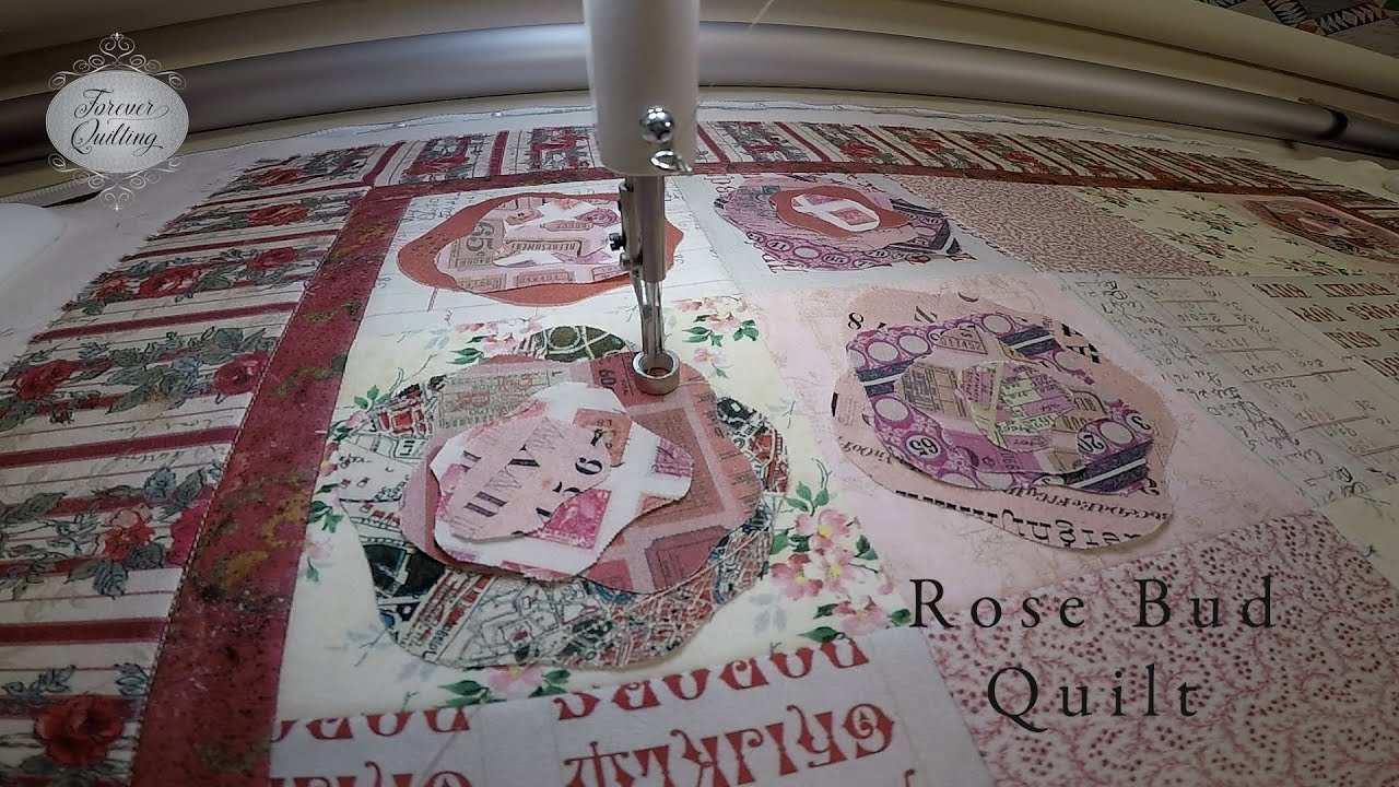 Who said you Can't Applique on the Longarm Quilting machine?