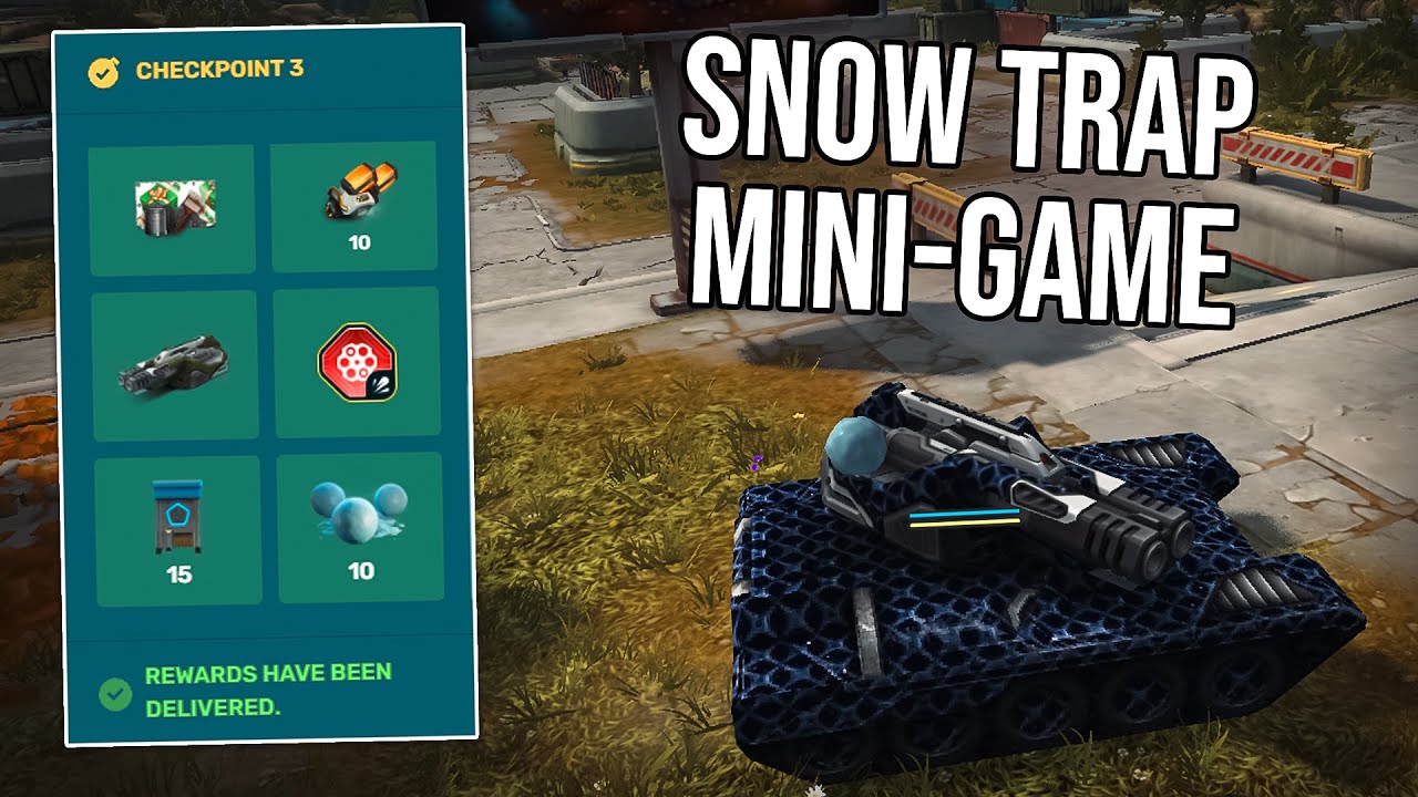 Tanki Online - Snow Trap Mini-Game 2025 | NEW Hammer GT !!