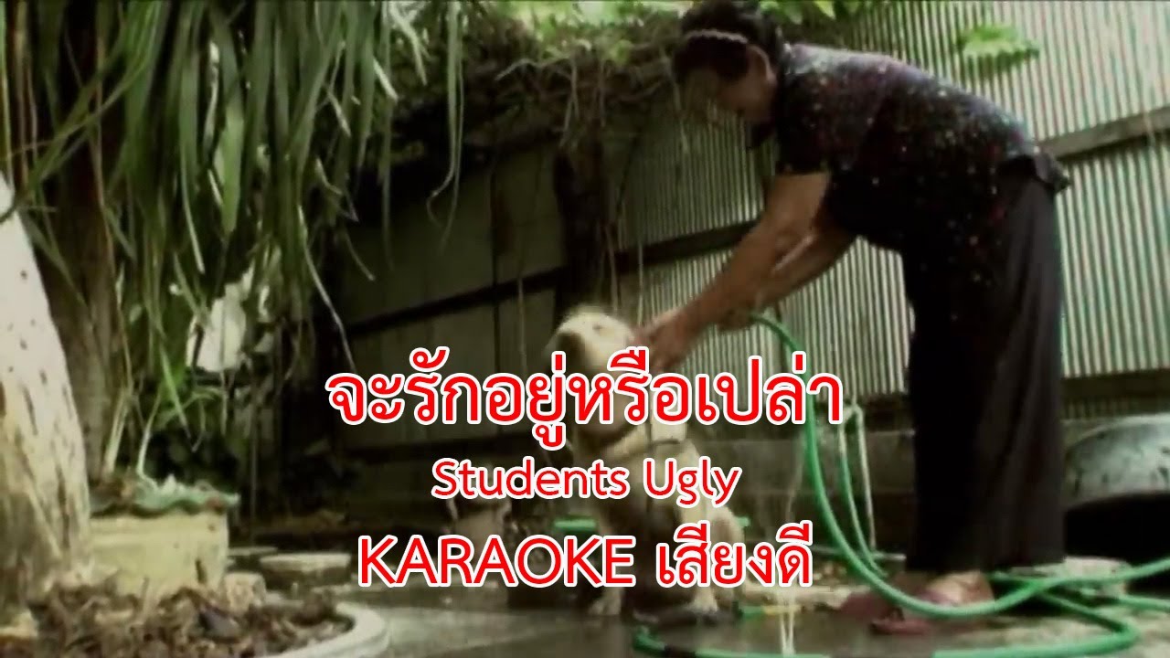 จะรักอยู่หรือเปล่า  karaoke | Students Ugly