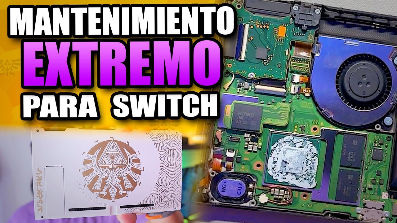 COMO darle MANTENIMIENTO a la Nintendo Switch COMPLETO y Cambiar Pasta Termica