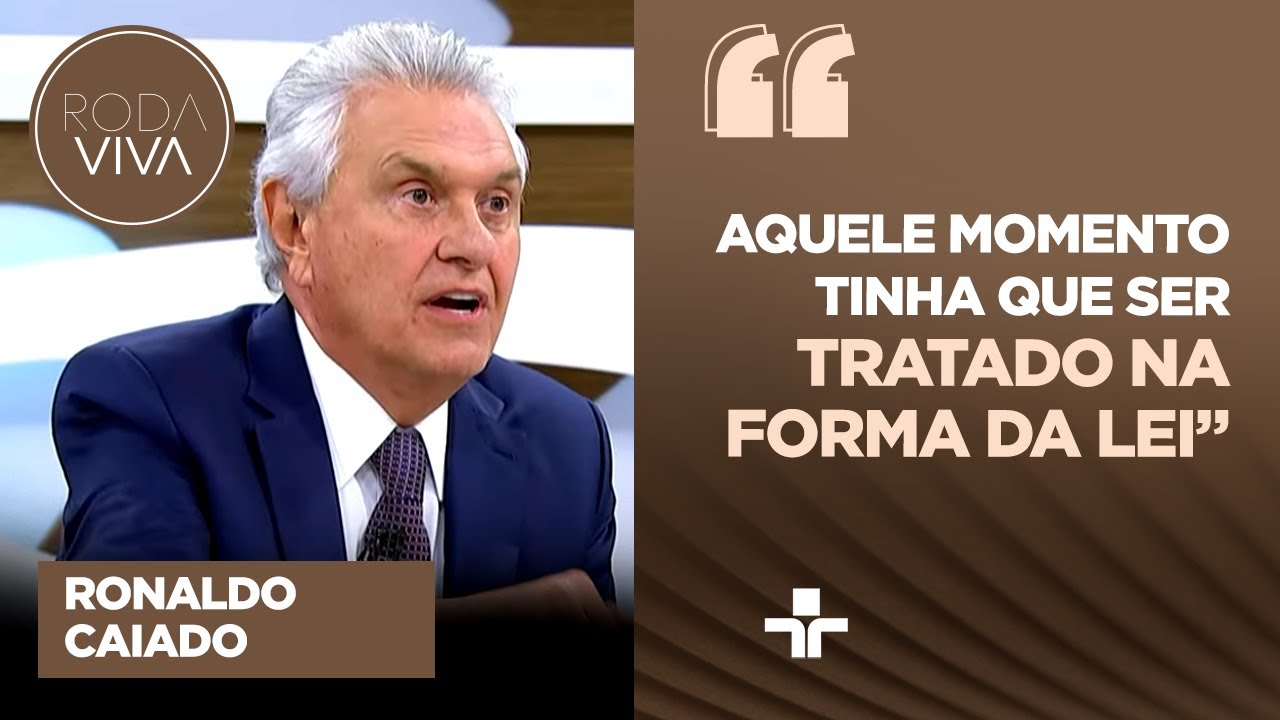 Ronaldo Caiado defende anistia aos golpistas do 8 de janeiro no Roda Viva
