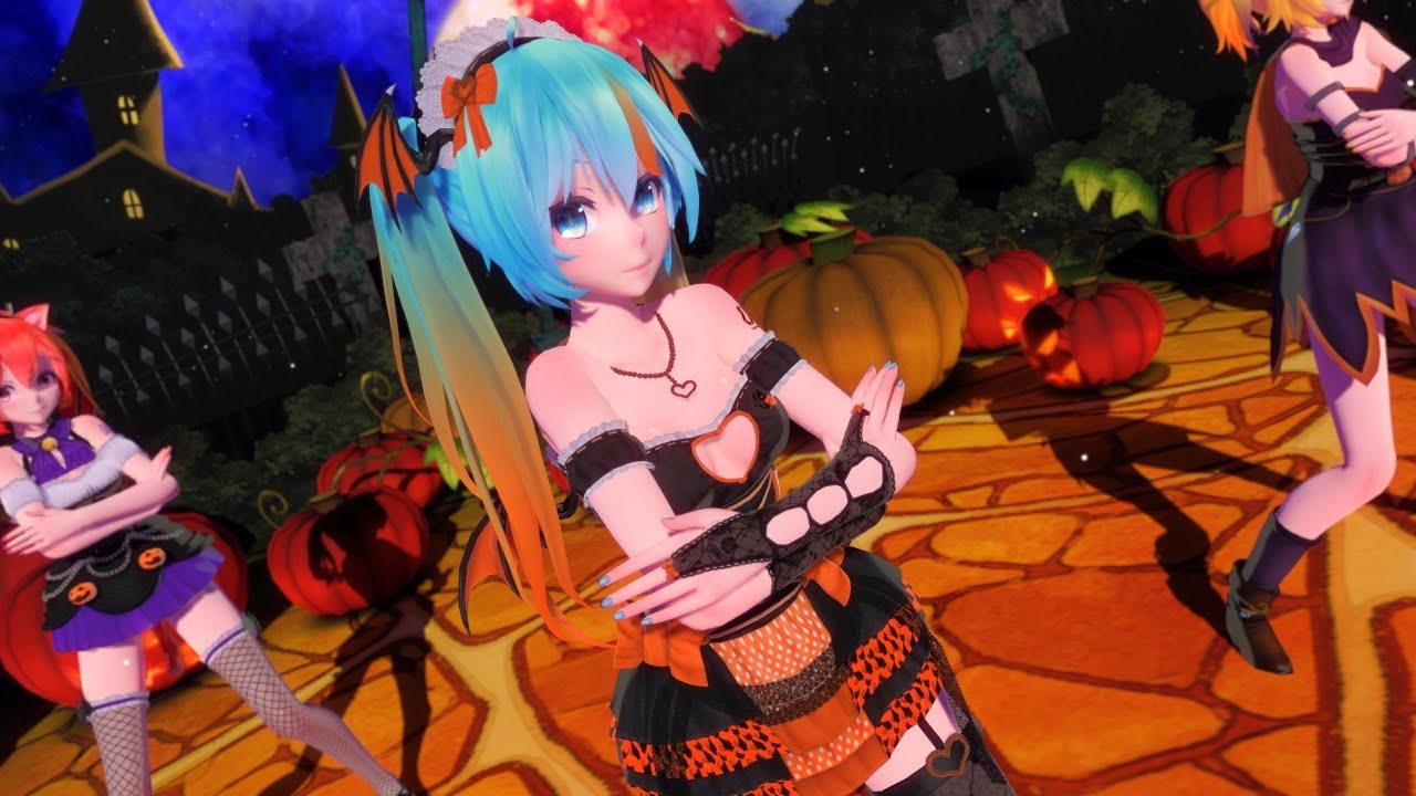 【MMD4K60FPS】Happy HalloWeeN【ikpolish】