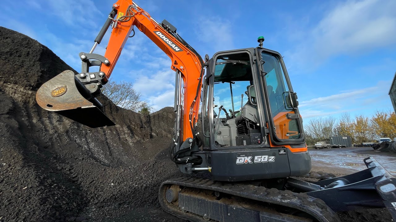 New Doosan Dx50 review 5ton digger #digger #doosan