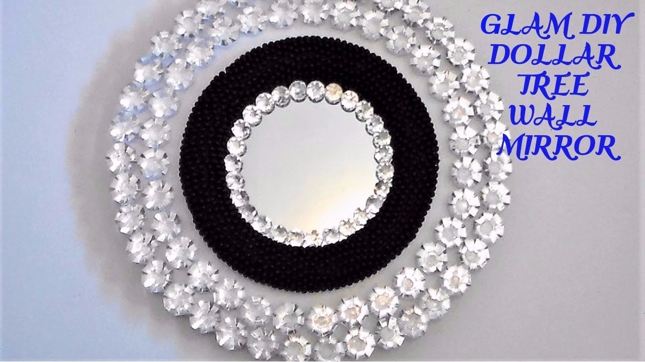 GLAM DIY DOLLAR TREE WALL MIRROR