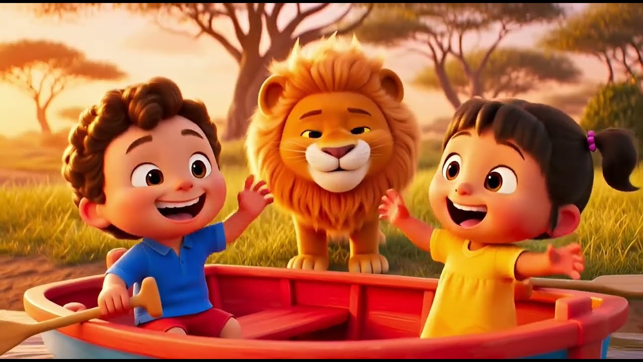 Row Row row Your Boat kids Nursery Rhymes & Songs