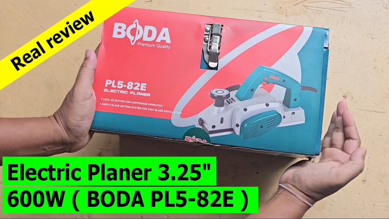 Boda electric planer review and unboxing
