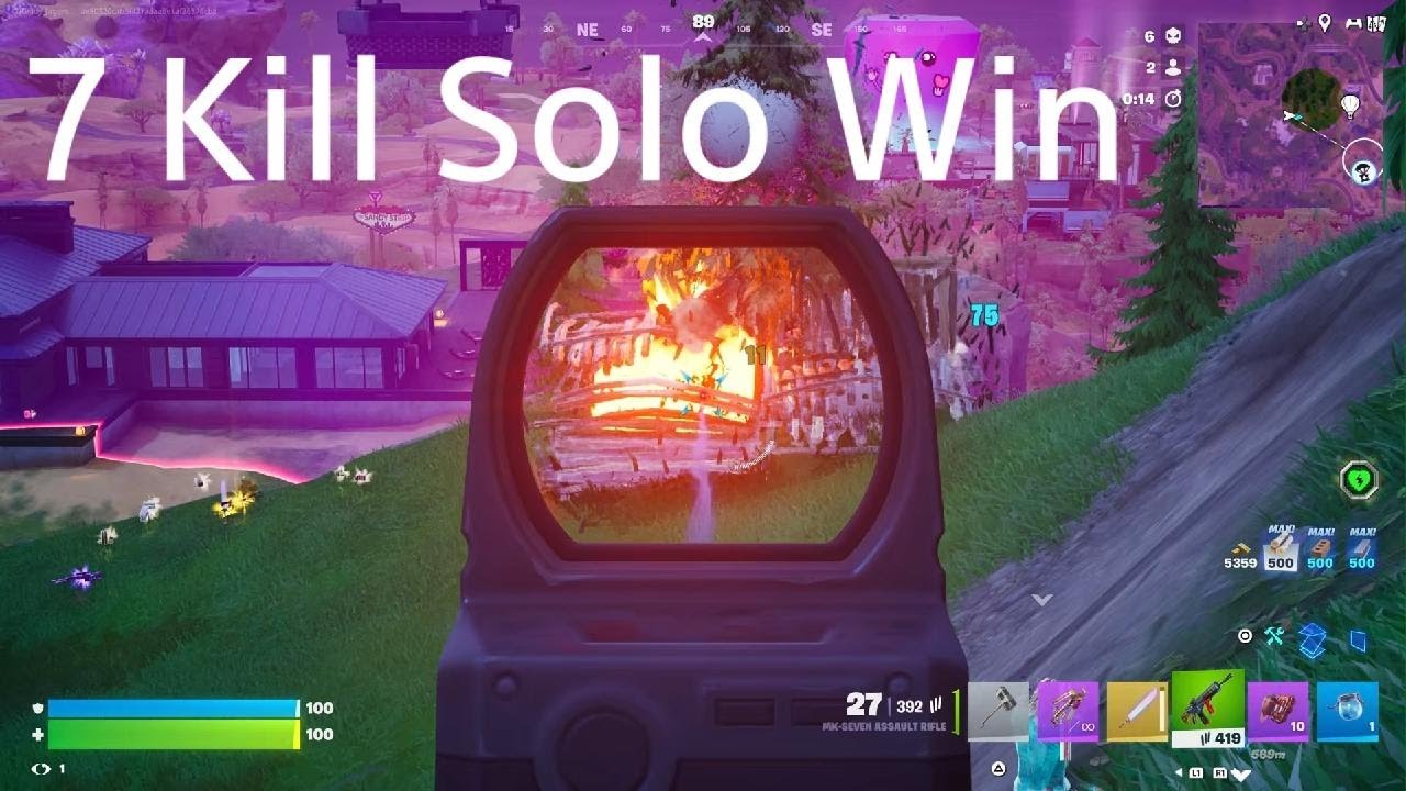 7Kill Solo Win Fortnite