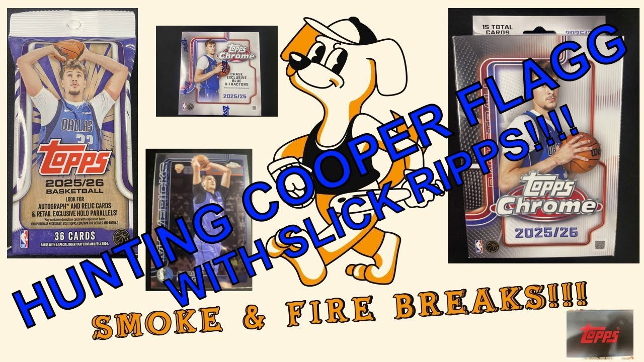Blaster Topps chrome basketball 2025-26 COOPER FLAGG!!!