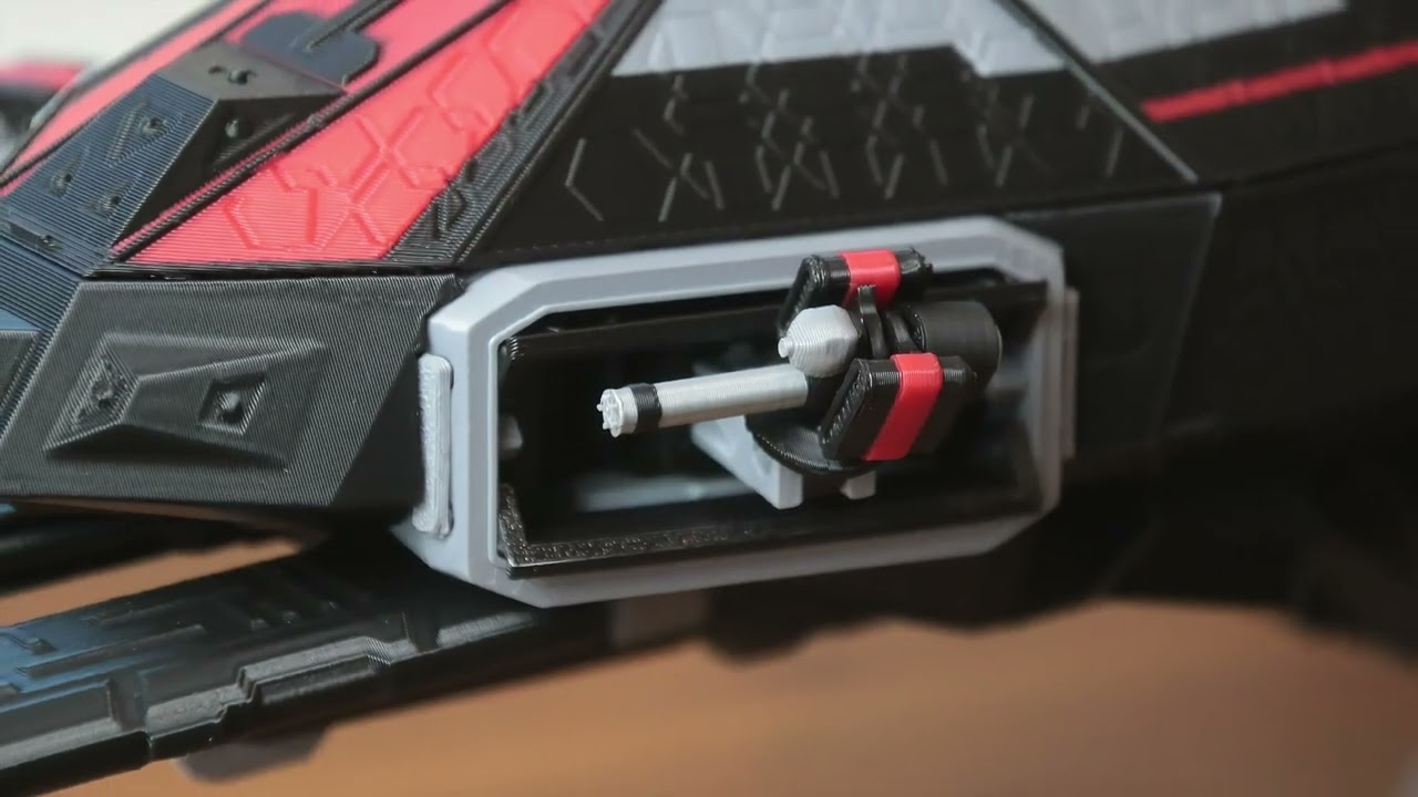 Timelapse: 3D Printing the Rocinante | The Expanse Spaceship Model Build #theexpanse