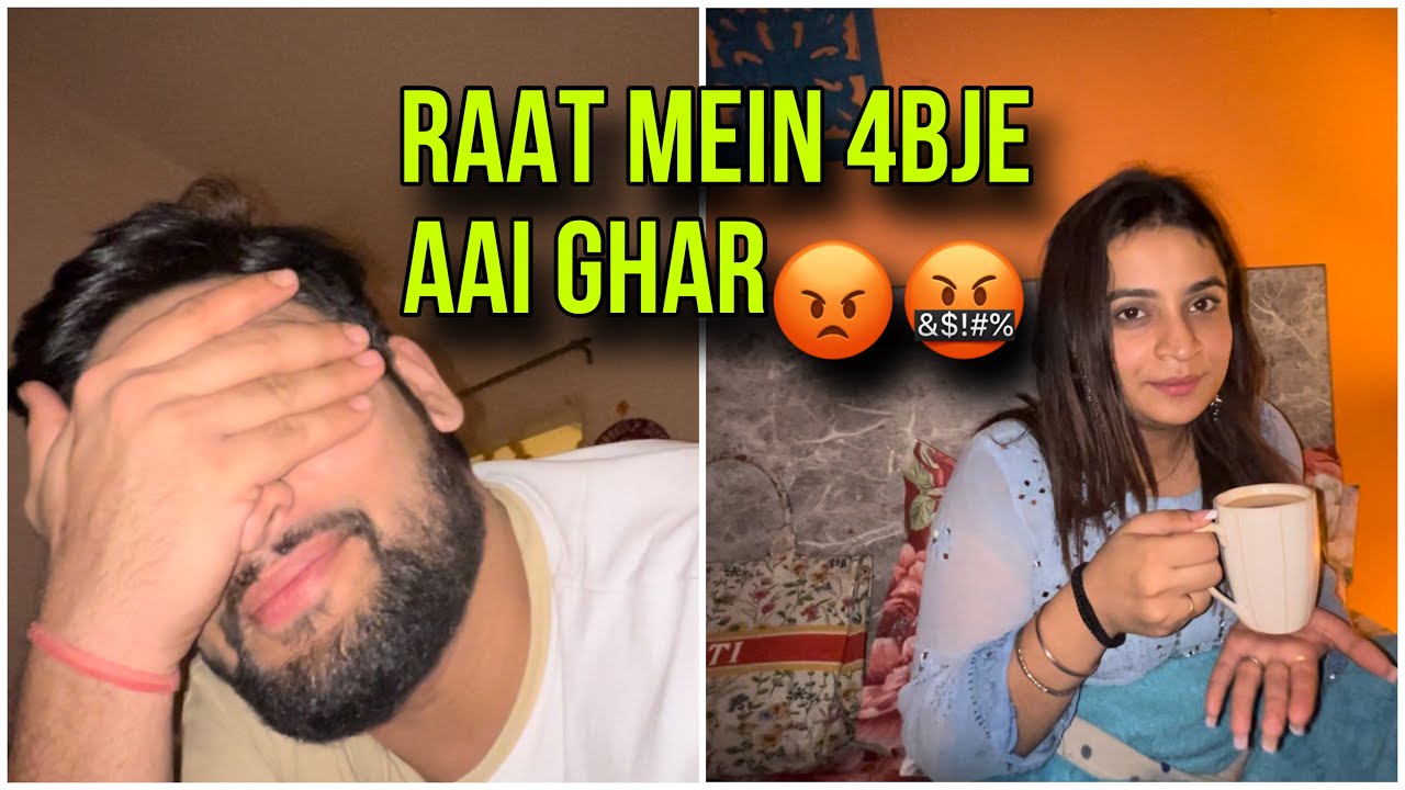 ⁠​⁠​⁠After diwali @KirtiMehra Raat mein 4 bje aai ghar 😳🤐Gurgaon ki Galat ￼baat‼️