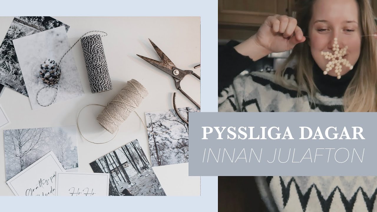 Pyssliga dagar före julafton | Vlogmas 2019