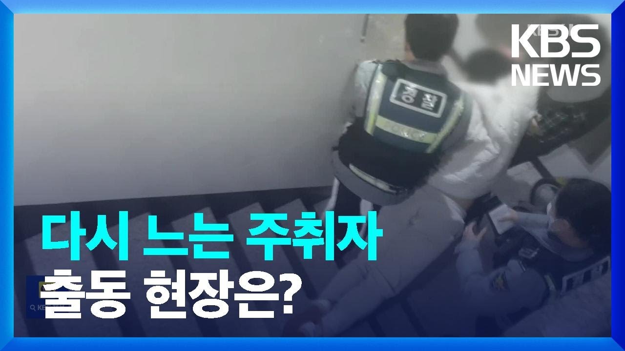 &lsquo;울고, 토하고&rsquo; 다시 느는 주취자&hellip;경찰 대책 보니 / KBS  2023.03.29.