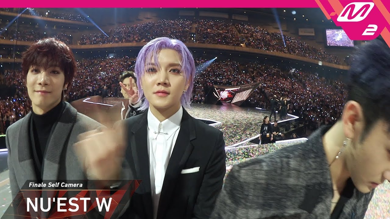 [2018MAMA x M2] 뉴이스트 W(NU'EST W) Ending Finale Self Camera in JAPAN