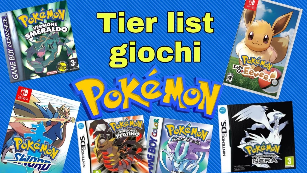 GIOCHI POKÉMON Tier List: più BELLI e più BRUTTI