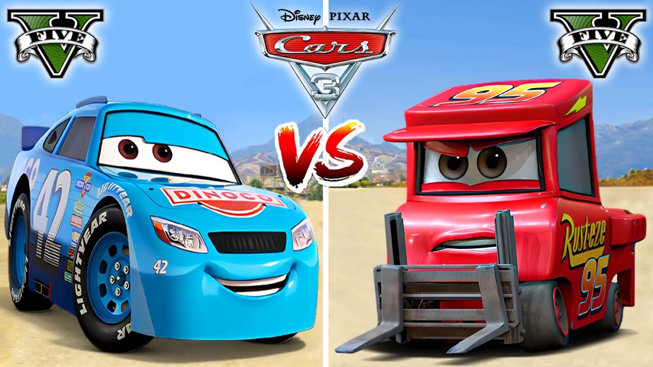 Cal Weathers VS Not Chuck (Disney cars) in GTA 5 - WHO IS BEST?