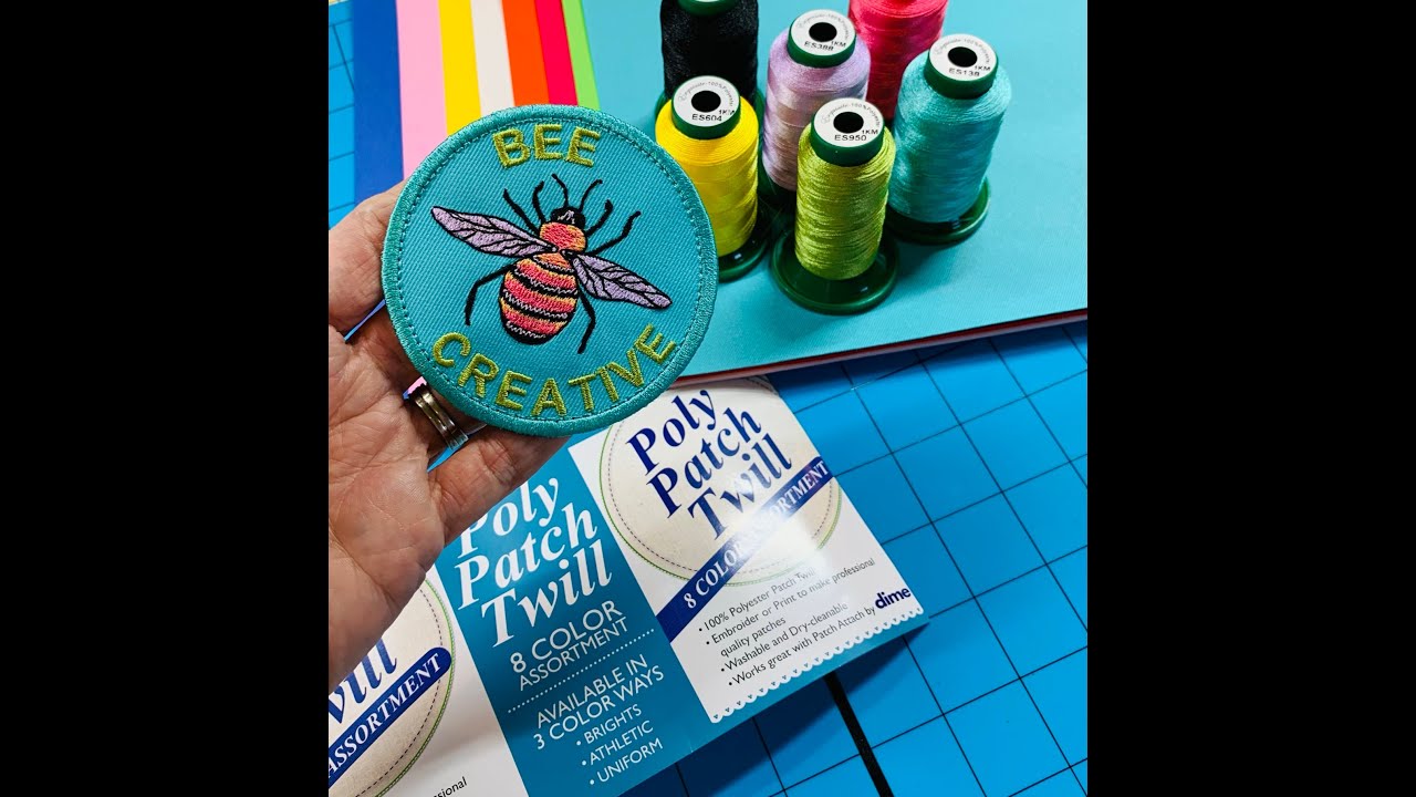 Embroidery Garden June Demo - Making Patches