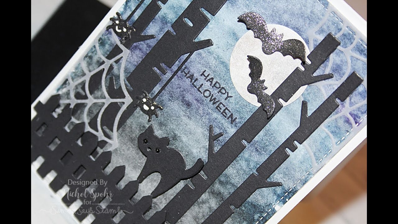 Lawn Fawn | Happy Halloween (all die cuts card)
