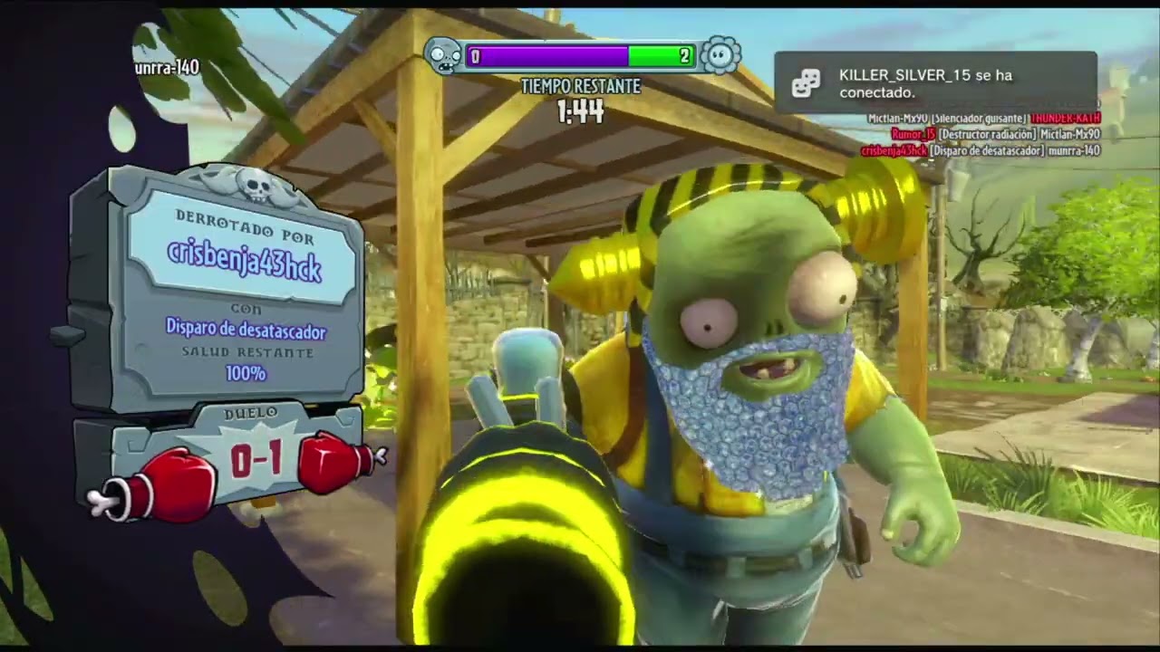 Plants vs Zombies GW Jardines y Cementerios, Carnívora Blindada, 10 Derrotados