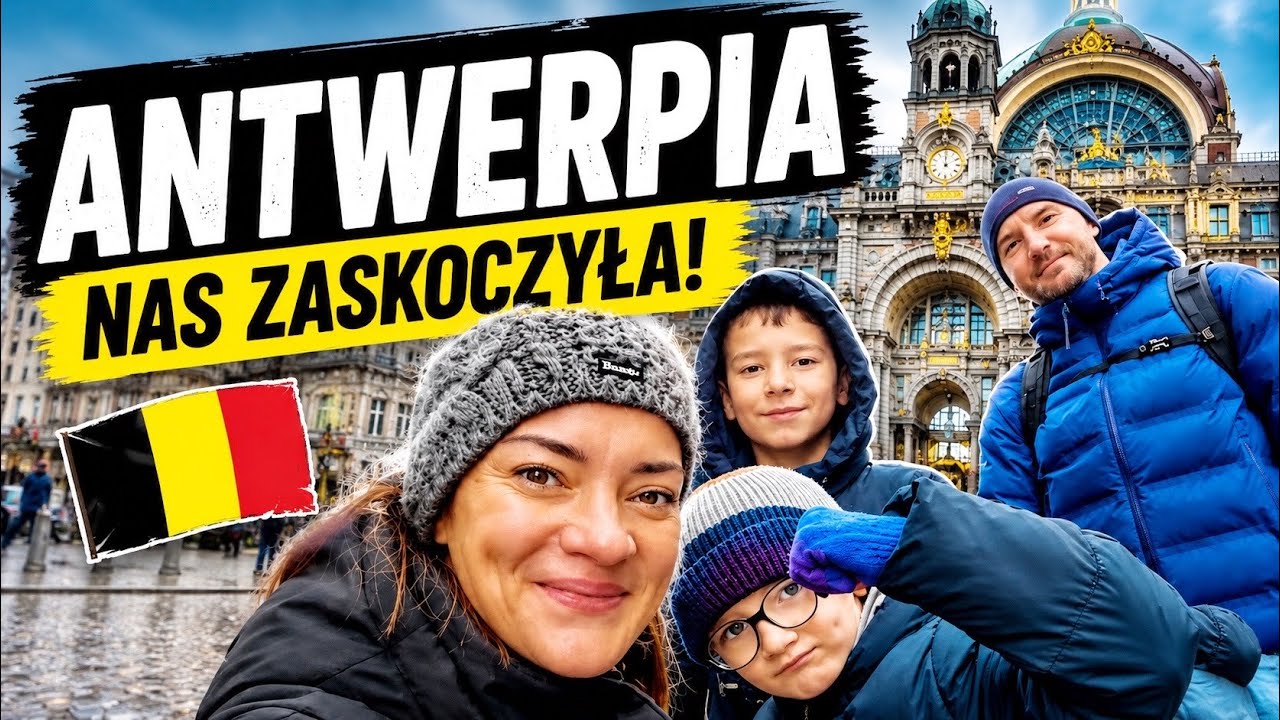 🇧🇪Antwerpia | Dworzec Centralny, diamenty, Chinatown i jarmark📍