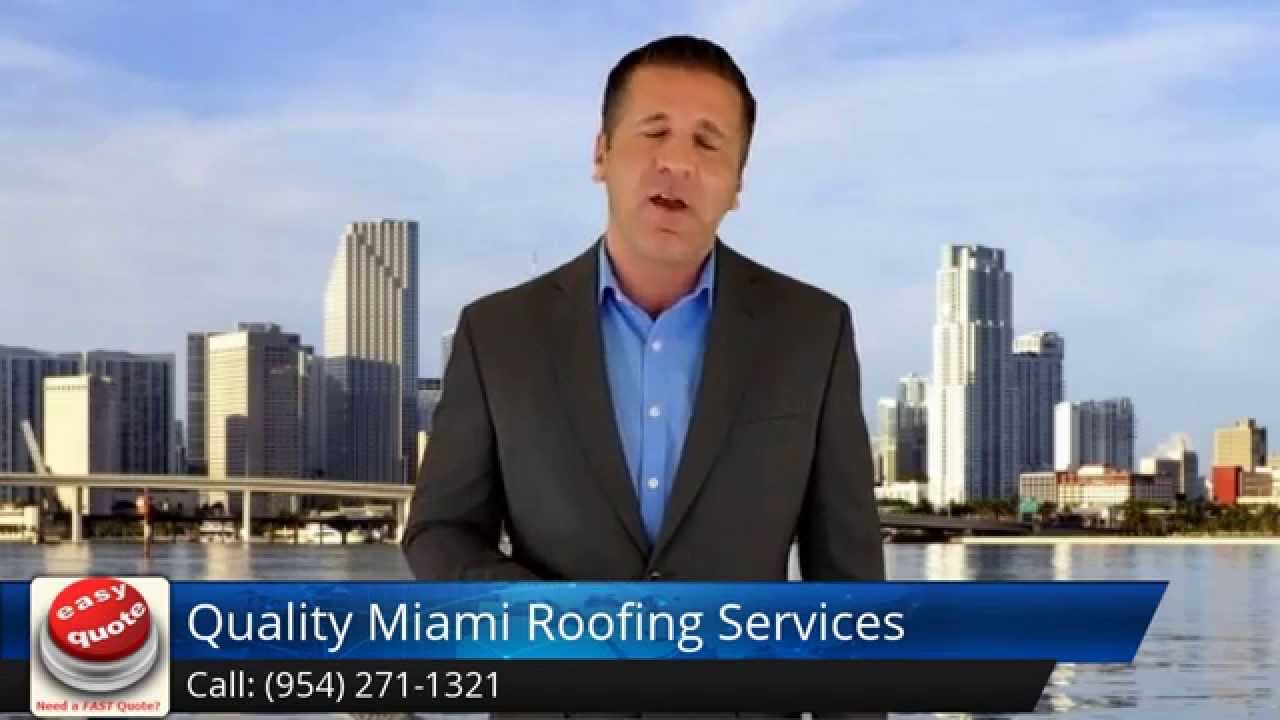 Quality Miami Roofing Services (954) 271-1321 Review by Marc R.