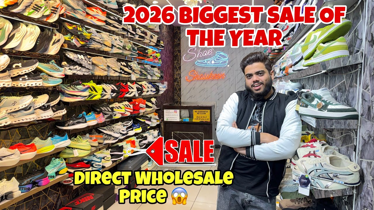 Biggest Shoe Sale 😱॥ Top Quality Shoe ॥ Cheapest Shoe Market in Delhi ॥ Branded Shoe Big Sale ॥ Shoe