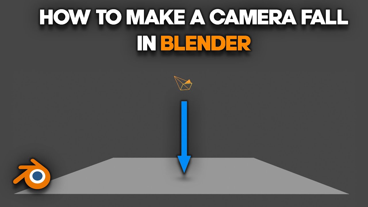 How To Make a Camera Fall In Blender (EASY)