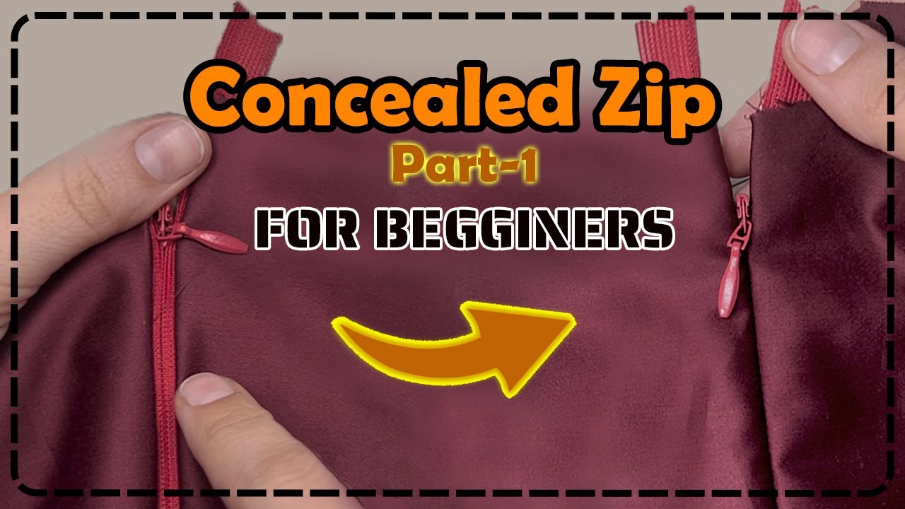 Concealed Zip Attachment: Step-by-Step Guide (with subtitle)