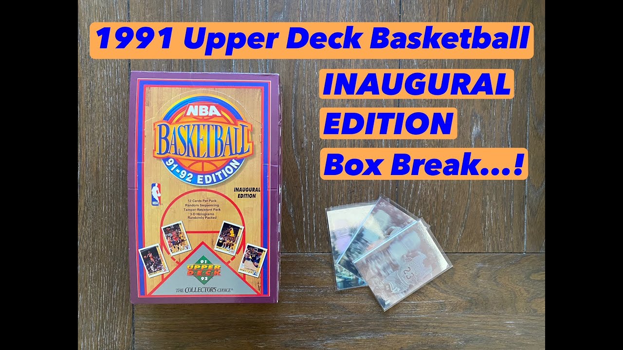 1991-92 Upper Deck Basketball Box Break. Jordan HOLOGRAM Hits...?