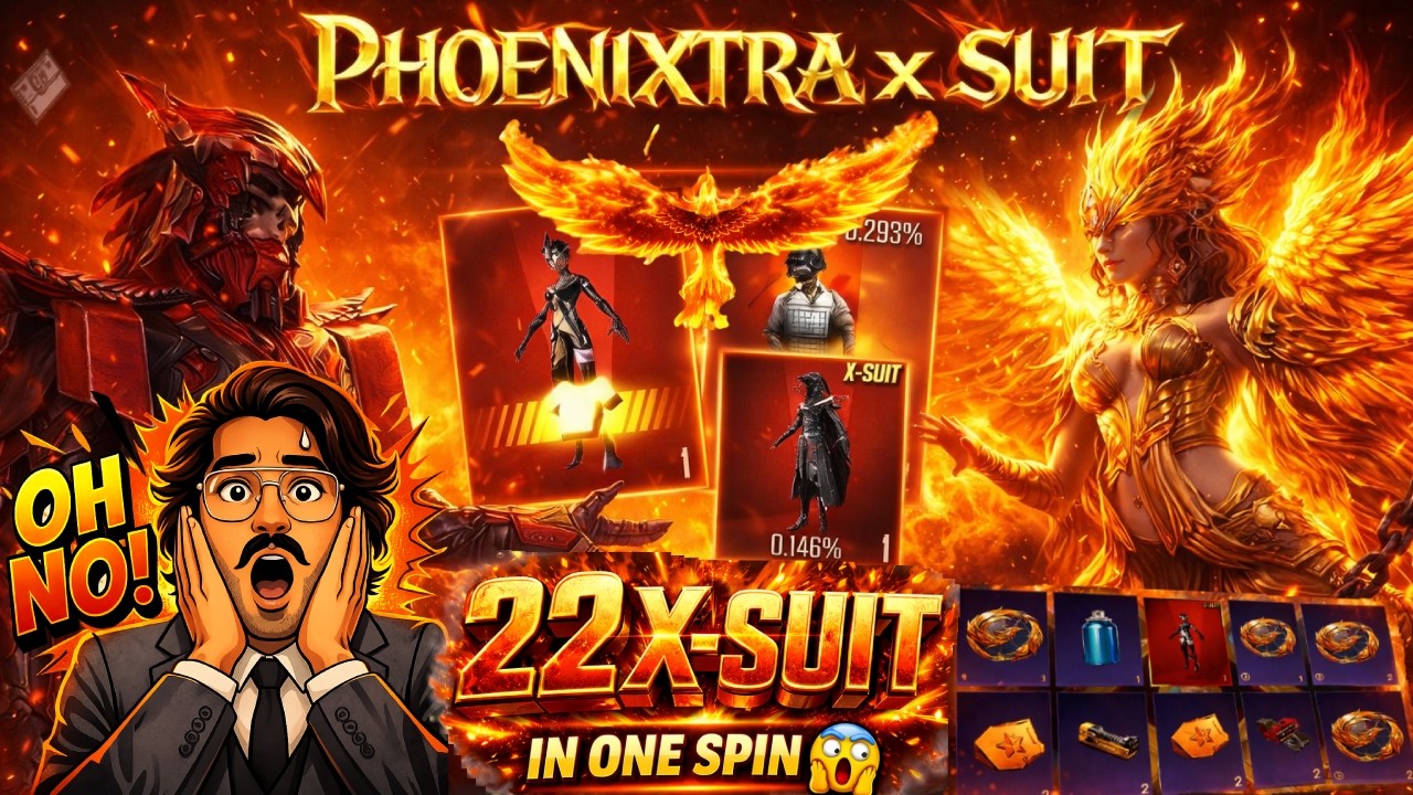 1,00,000 UC SPIN | PHOENIXTRA X SUIT SPIN | #bgmi #bgmilive #madanop #madan #bts