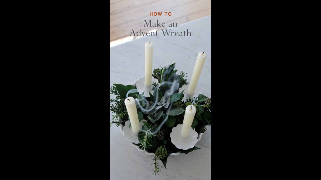 How To: Make an Advent Wreath