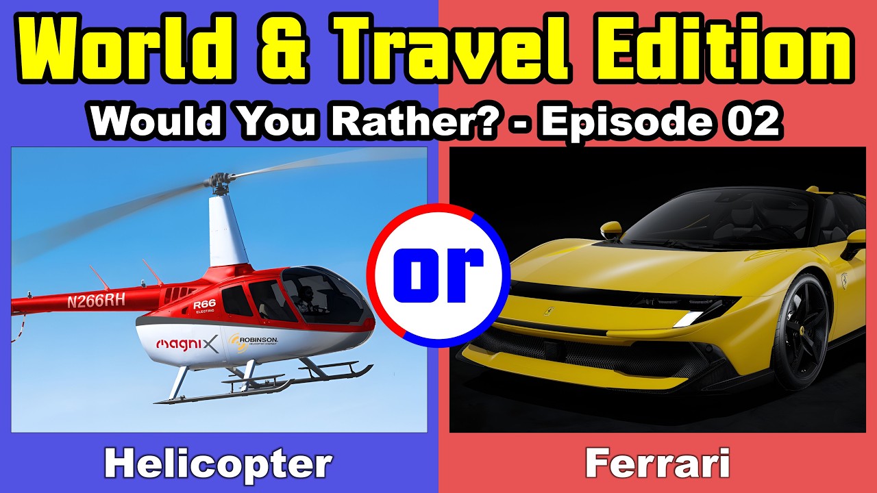 Would You Rather? - Episode 02 | World & Travel Edition | Ultimate Trip Choices! | Global Trivia Hub