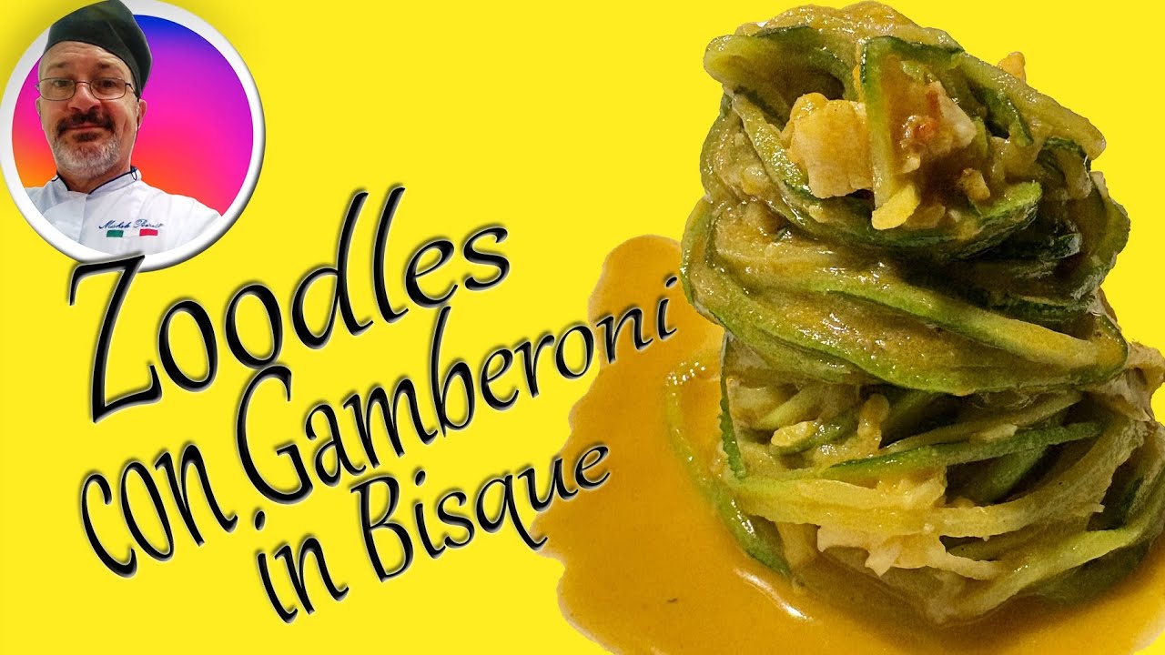 Zoodles coi Gamberoni #zoodles #keto #cheto