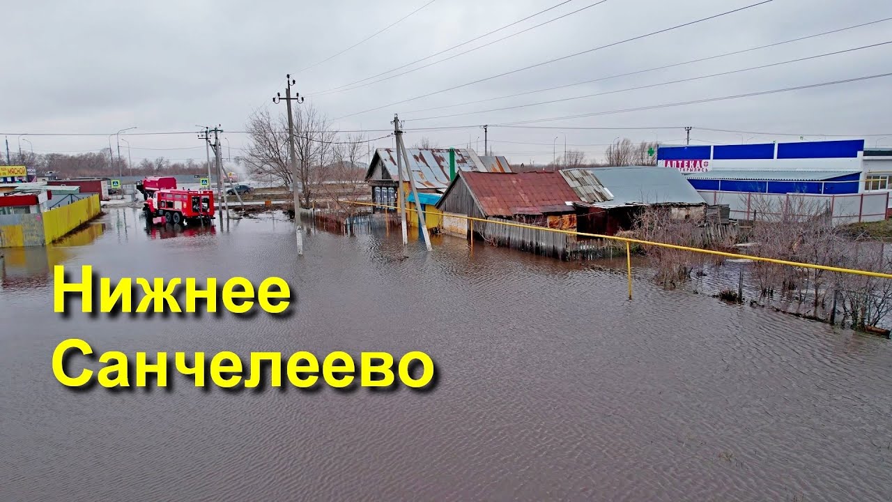 В Самарской области затопило село Нижнее Санчелеево