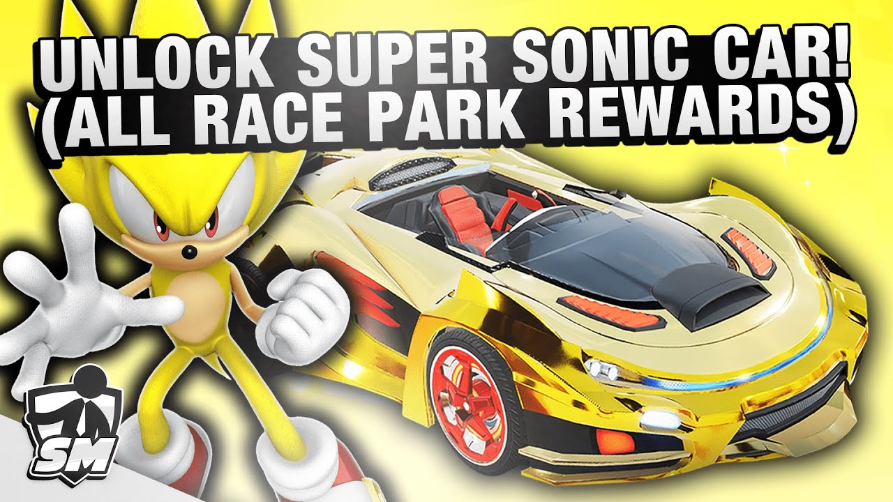 Как разблокировать супермашину Соника и ВСЕ награды гоночного парка в Sonic Racing CrossWorlds!
