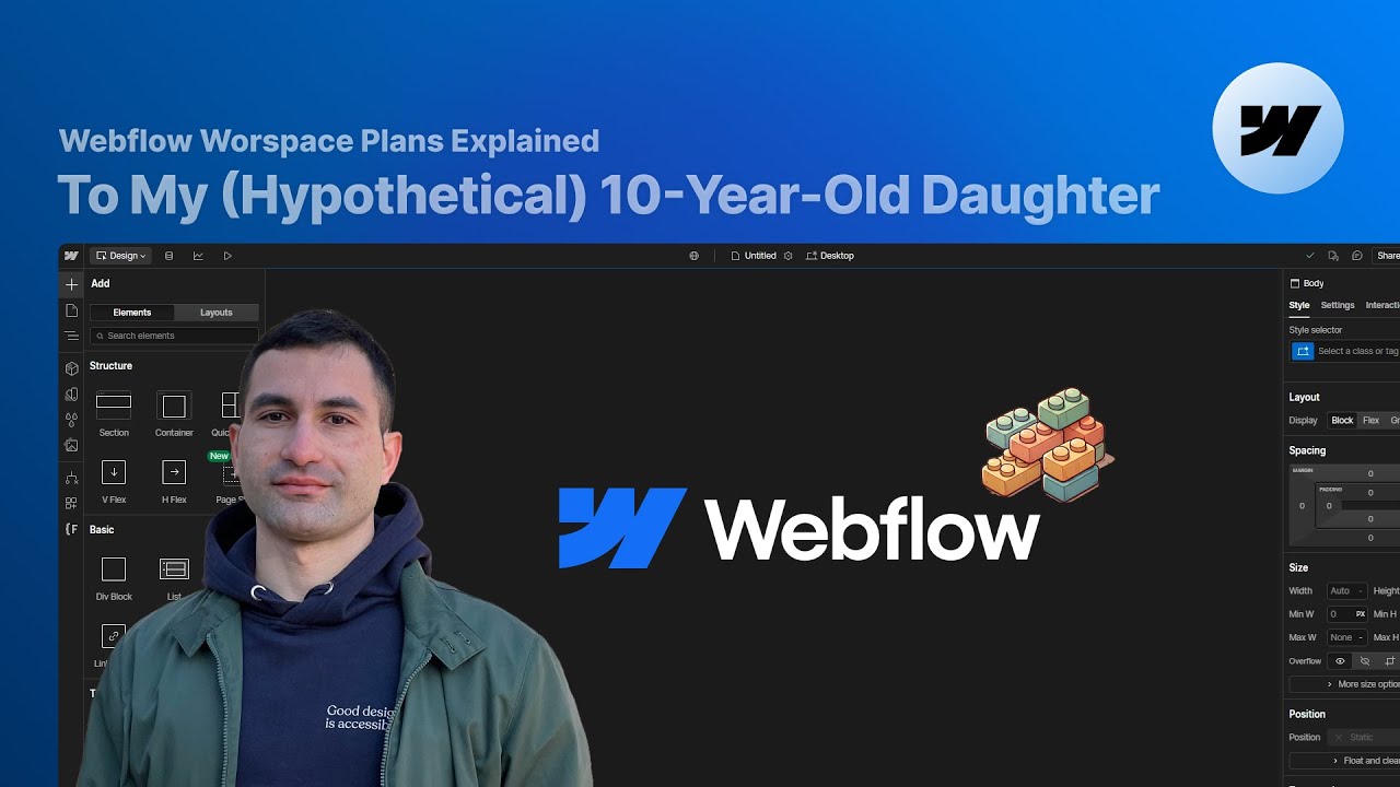 Webflow&rsquo;s Workspace Plans Explained To My (Hypothetical) 10-year-old Daughter