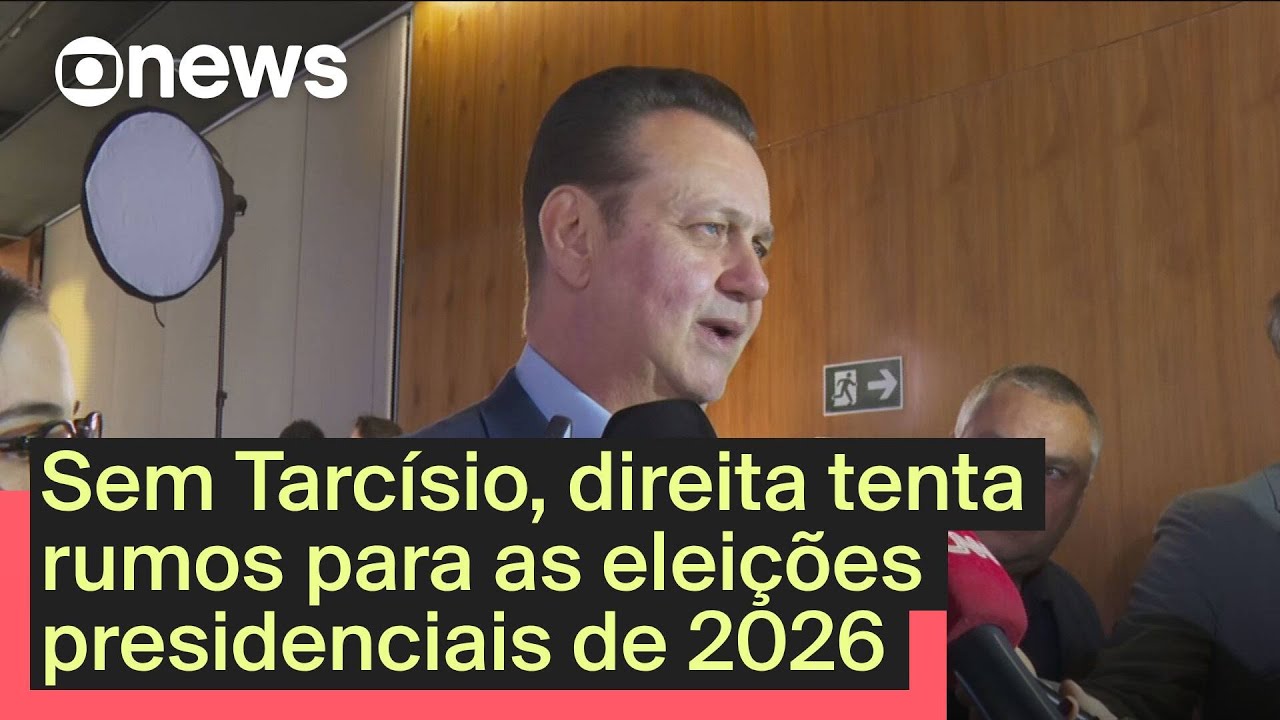 Sem Tarcísio de Freitas, direita tenta novos rumos de olho em 2026 | GloboNews Mais