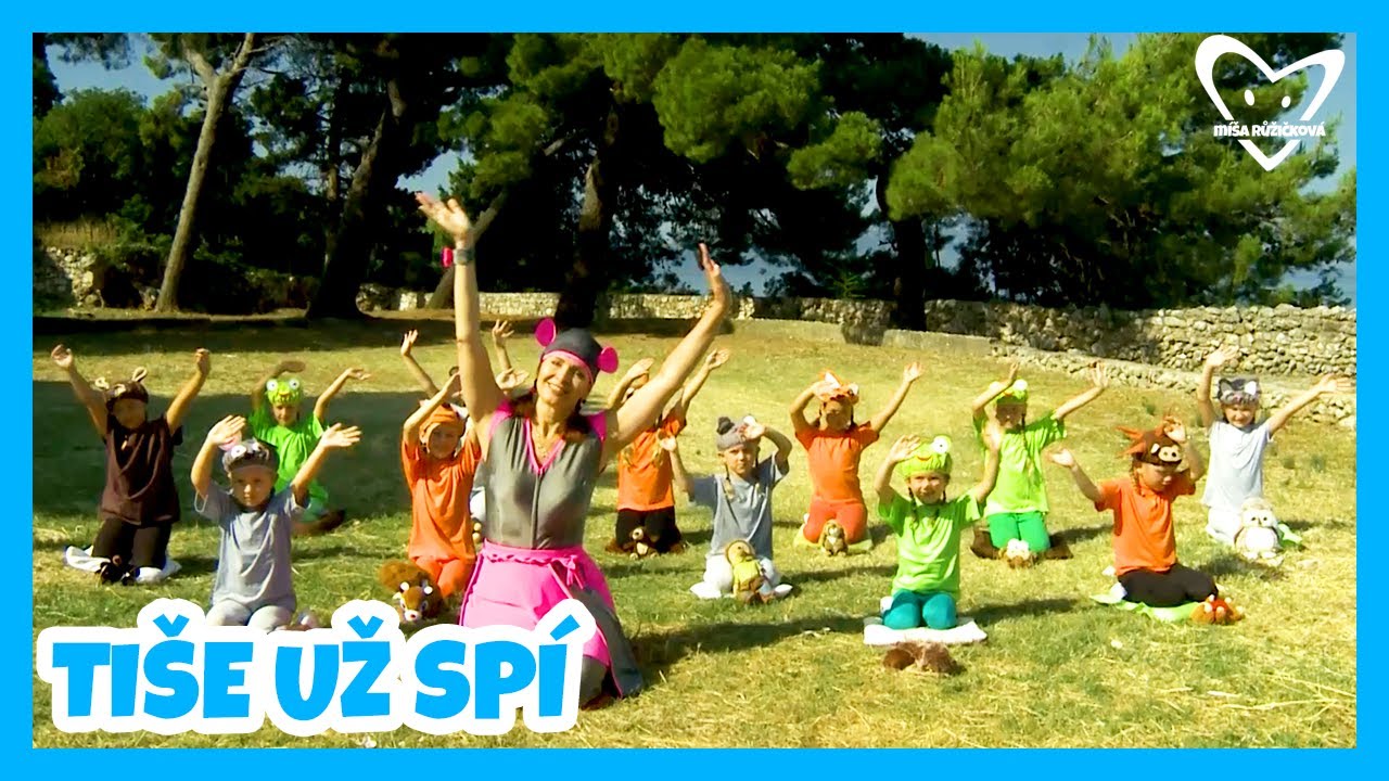 M&iacute;&scaron;a Růžičkov&aacute; - Ti&scaron;e už sp&iacute; - P&iacute;sničky pro děti - (Cvič&iacute;me s M&iacute;&scaron;ou 8)