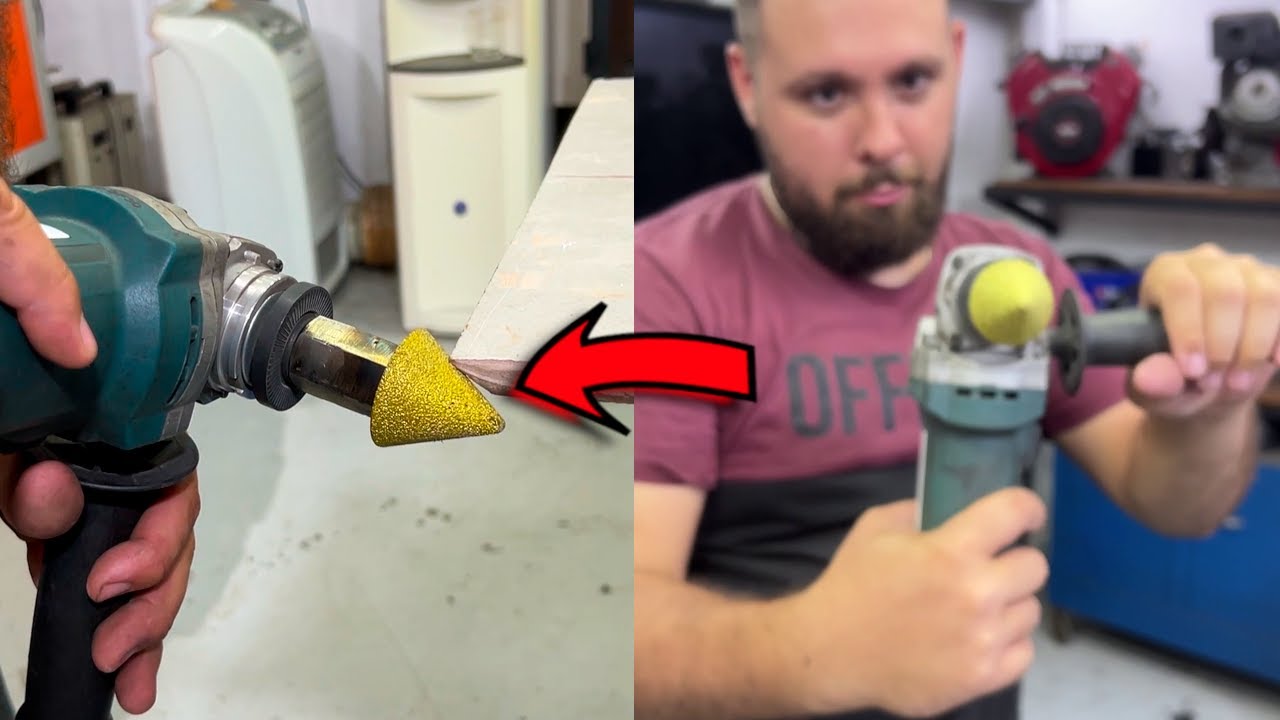 Testando a broca DIAMANTE que come borda sem deixar rebarba 😵