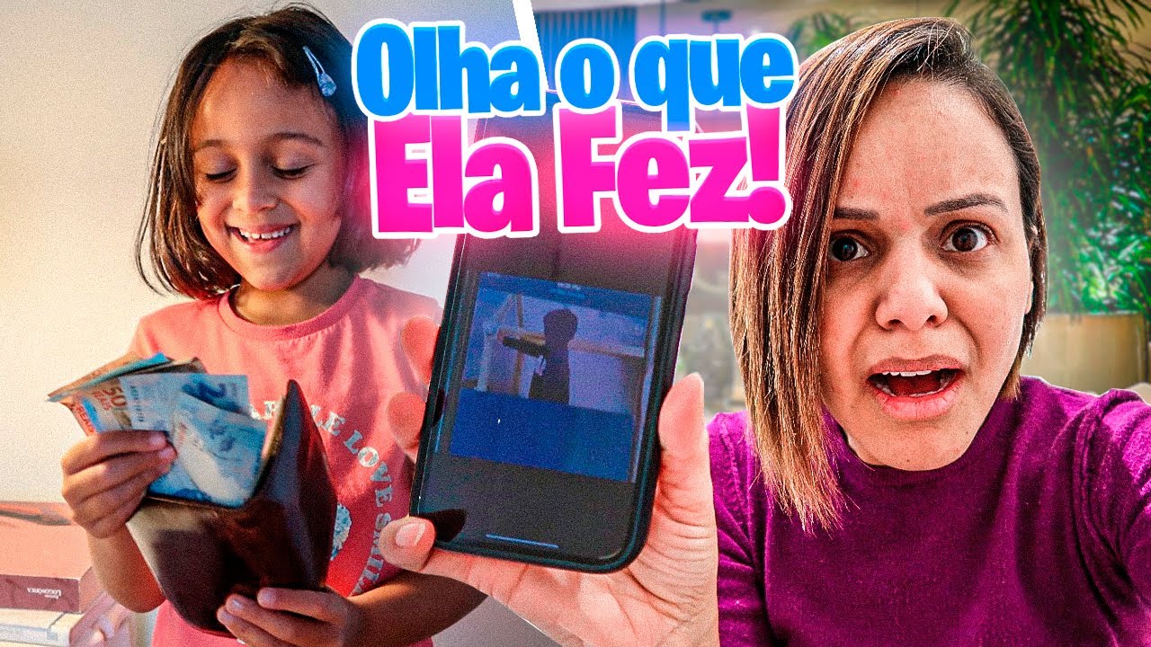 DESCOBRIMOS PORQUE A LARA PEGOU DINHEIRO E DEU PARA A MENINA *novelinha* - Lara e família